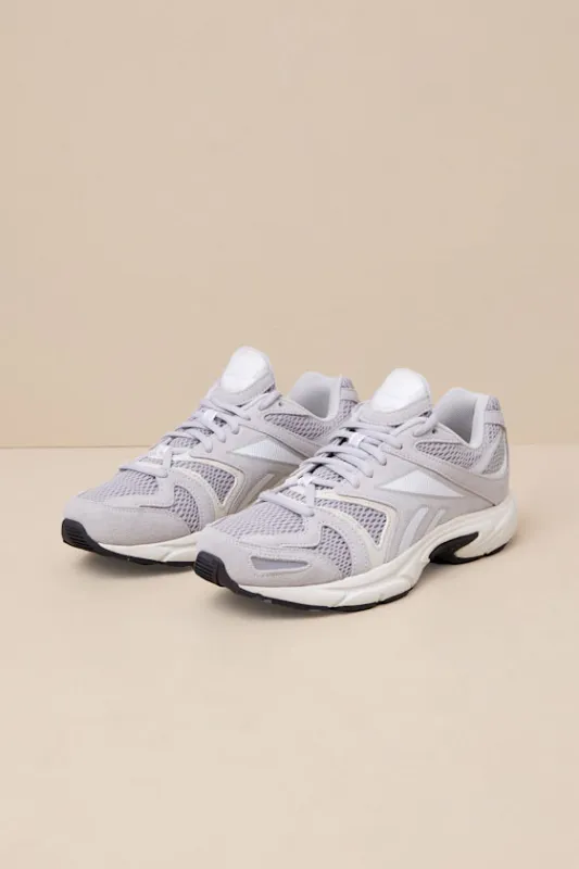 Rbk Premier Road Plus Vi Mist Grey Suede Leather Sneakers made by Reebok