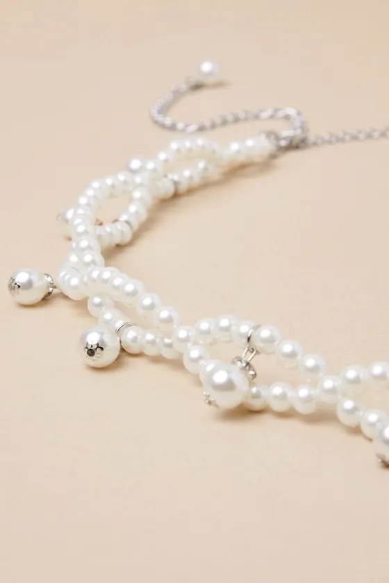 Elegantly Glowing White Pearl Belt sold by Lulus product image thumbnail 3