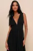Heavenly Hues Black Maxi Dress sold by Lulus
