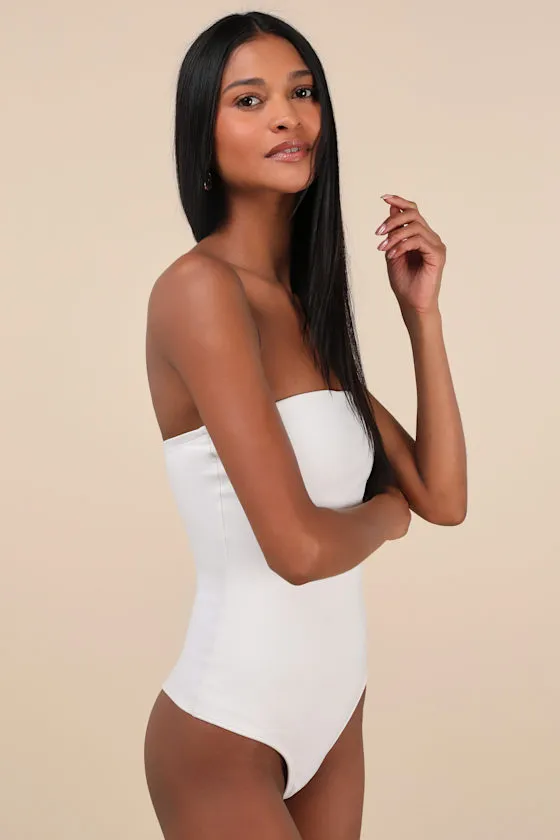 Effortless Concept Ivory Strapless Bodysuit sold by Lulus product image thumbnail 4