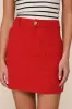 Eye for Perfection Red Linen Mini Skirt sold by Lulus