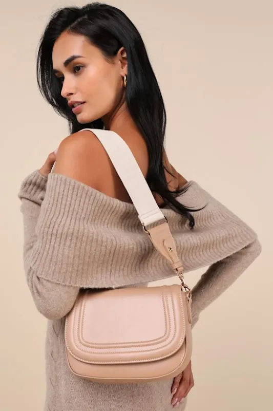 Landry Beige Crossbody Bag sold by Lulus