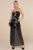 Zara Black Lace Convertible Maxi Dress sold by Lulus