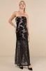 Zara Black Lace Convertible Maxi Dress sold by Lulus
