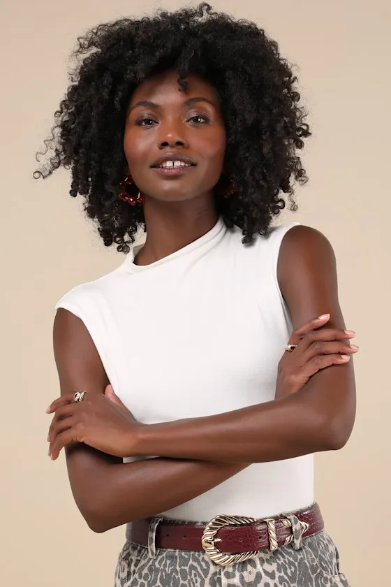 Modern Rodeo Burgundy Western Belt sold by Lulus product image thumbnail 3