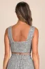 Flawless Sparkle Silver Sequin V-Neck Tank Top sold by Lulus