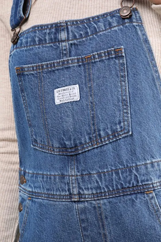 Vintage Medium Blue Overalls sold by Lulus product image thumbnail 4
