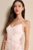 Limitless Adoration Blush Pink 3D Floral Embroidered Midi Dress sold by Lulus