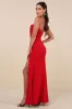 Spellbinding Allure Red Bustier Strapless Mermaid Maxi Dress sold by Lulus