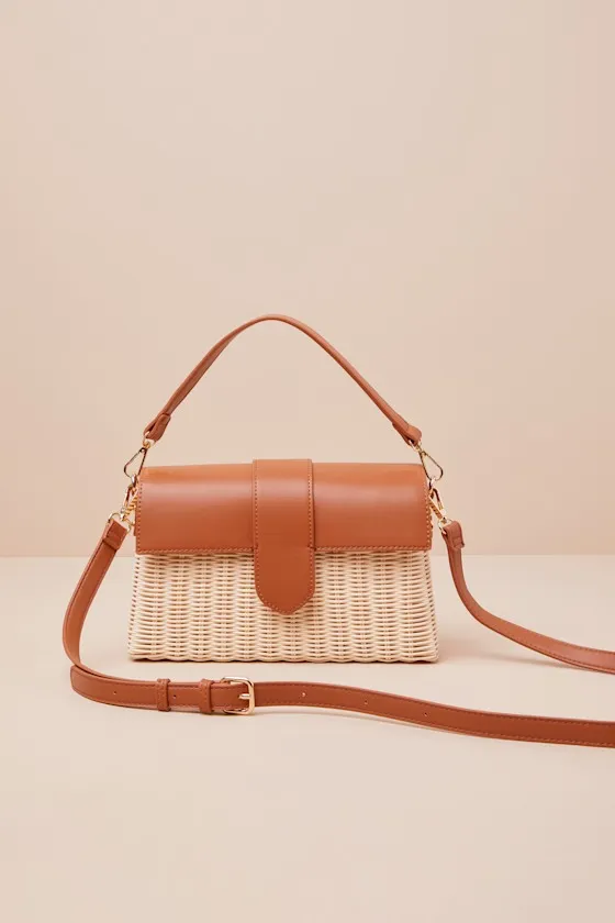Enviable Taste Brown and Ivory Woven Crossbody Bag sold by Lulus product image thumbnail 2
