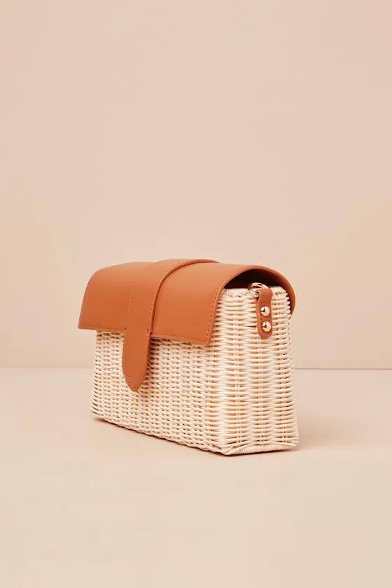Enviable Taste Brown and Ivory Woven Crossbody Bag sold by Lulus product image thumbnail 3