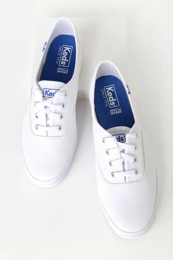 Champion White Canvas Sneakers sold by Lulus product image thumbnail 4