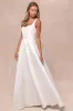 Modern Affection White Taffeta Pleated Sleeveless Maxi Dress sold by Lulus