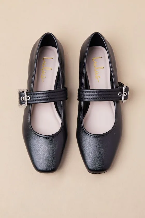 Rawler Black Buckle Ballet Flats sold by Lulus product image thumbnail 3