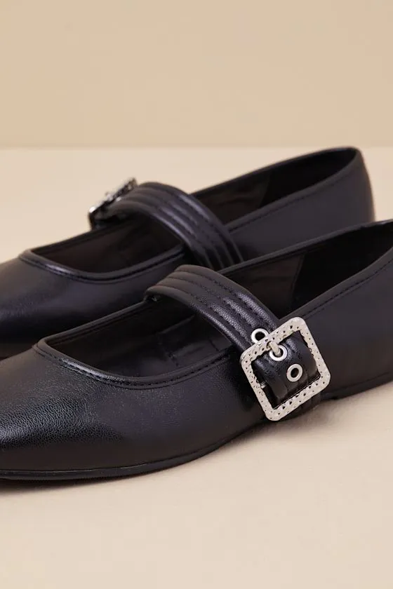 Rawler Black Buckle Ballet Flats sold by Lulus product image thumbnail 4