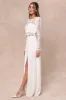 Heavenly Promise White Sheer Lace Two-Piece Maxi Dress sold by Lulus