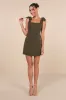 Your Sweetie Olive Green Tie-Strap Mini Dress sold by Lulus