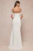 Profound Glamour Ivory Pearl Off-the-Shoulder Tulip Maxi Dress sold by Lulus