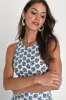 Flirty Fave Ivory Floral Print Tie-Back Midi Dress sold by Lulus