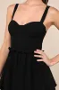 Sophisticated Occasion Black Bustier Lace-Up Maxi Dress sold by Lulus
