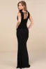 Stunning Mystery Black Mesh Cowl Back Mermaid Maxi Dress sold by Lulus