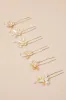Infinite Sweetness Gold Pearl 6-Piece Floral Hair Pin Set sold by Lulus