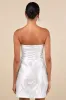Party Poise Silver Textured Strapless Bodycon Mini Dress sold by Lulus