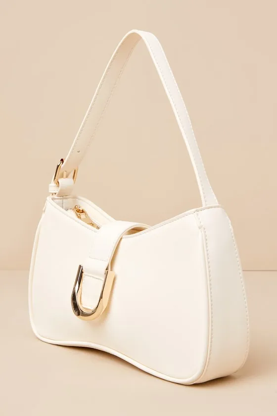 Oh-So Chic Bone Buckle Shoulder Bag sold by Lulus product image thumbnail 3
