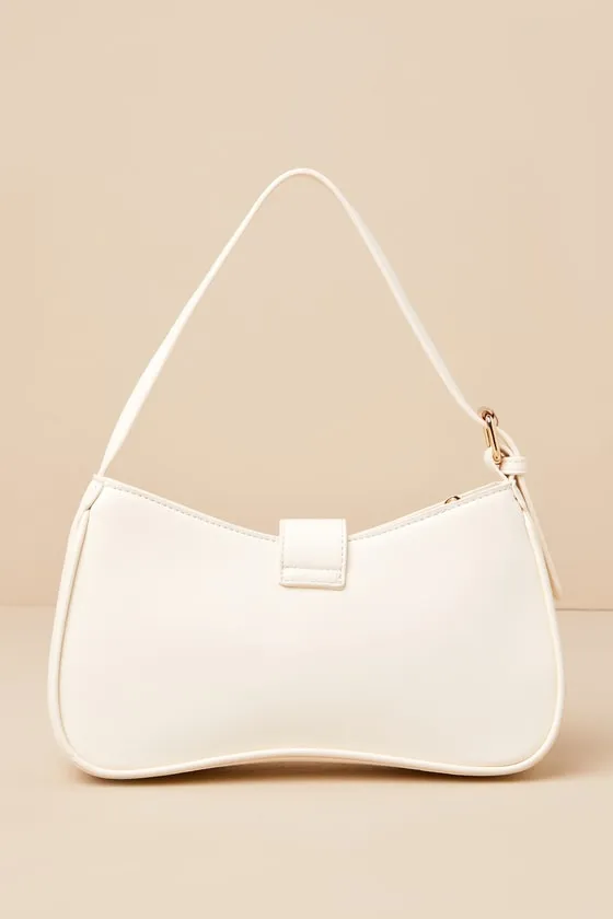 Oh-So Chic Bone Buckle Shoulder Bag sold by Lulus product image thumbnail 4