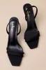 Manette Black Slingback High Heel Sandals sold by Lulus