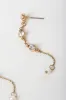 Always Dreaming Gold and Pearl Rhinestone Earrings sold by Lulus