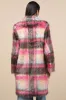 Fancy Brown and Fuchsia Plaid Faux Fur Coat sold by Lulus