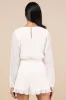 Plissed to Be Here White Plisse Balloon Sleeve Romper sold by Lulus