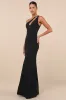 Mesmerizing Energy Black Cutout One-Shoulder Mermaid Maxi Dress sold by Lulus