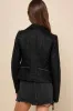 Up on a Tuesday Black Vegan Leather Jacket sold by Lulus