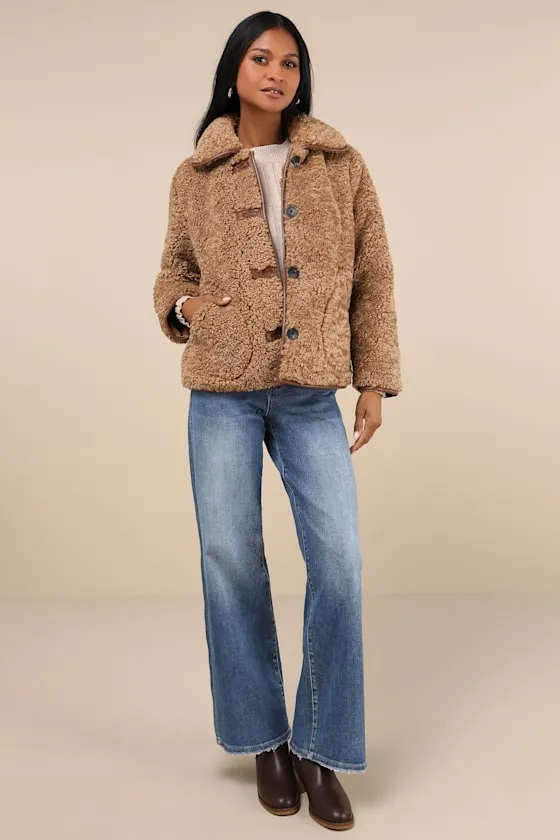 Cuddly Cute Brown Teddy Coat sold by Lulus product image thumbnail 2