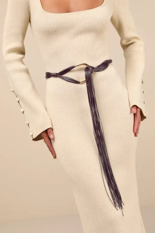 Notable Trendsetter Brown Strand Belt sold by Lulus