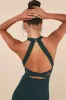Confidently Charismatic Emerald Backless Halter Maxi Dress sold by Lulus