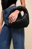 Mejia Black Woven Knotted Handbag sold by Lulus