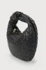 Mejia Black Woven Knotted Handbag sold by Lulus