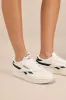 Club C Double Revenge Chalk and Core Black Leather Sneakers sold by Lulus