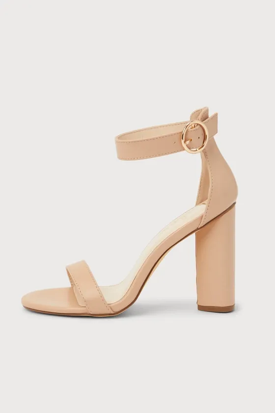Kamali Light Nude Ankle Strap Heels sold by Lulus product image thumbnail 3