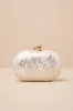 Dorrian Ivory Lace Hard Case Clutch sold by Lulus