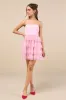 Fabulous Thoughts Light Pink Tulle Strapless Tiered Mini Dress sold by Lulus
