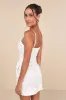 Immense Elegance White Floral Embroidered Bustier Mini Dress sold by Lulus