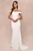 Arienne White Off-the-Shoulder Mermaid Maxi Dress sold by Lulus