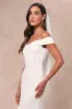 Arienne White Off-the-Shoulder Mermaid Maxi Dress sold by Lulus