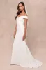 Arienne White Off-the-Shoulder Mermaid Maxi Dress sold by Lulus