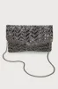 Deluxe Aesthetic Black Sequin Beaded Scalloped Clutch sold by Lulus