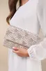 Gehlilah Clear and Blush Beaded Clutch sold by Lulus